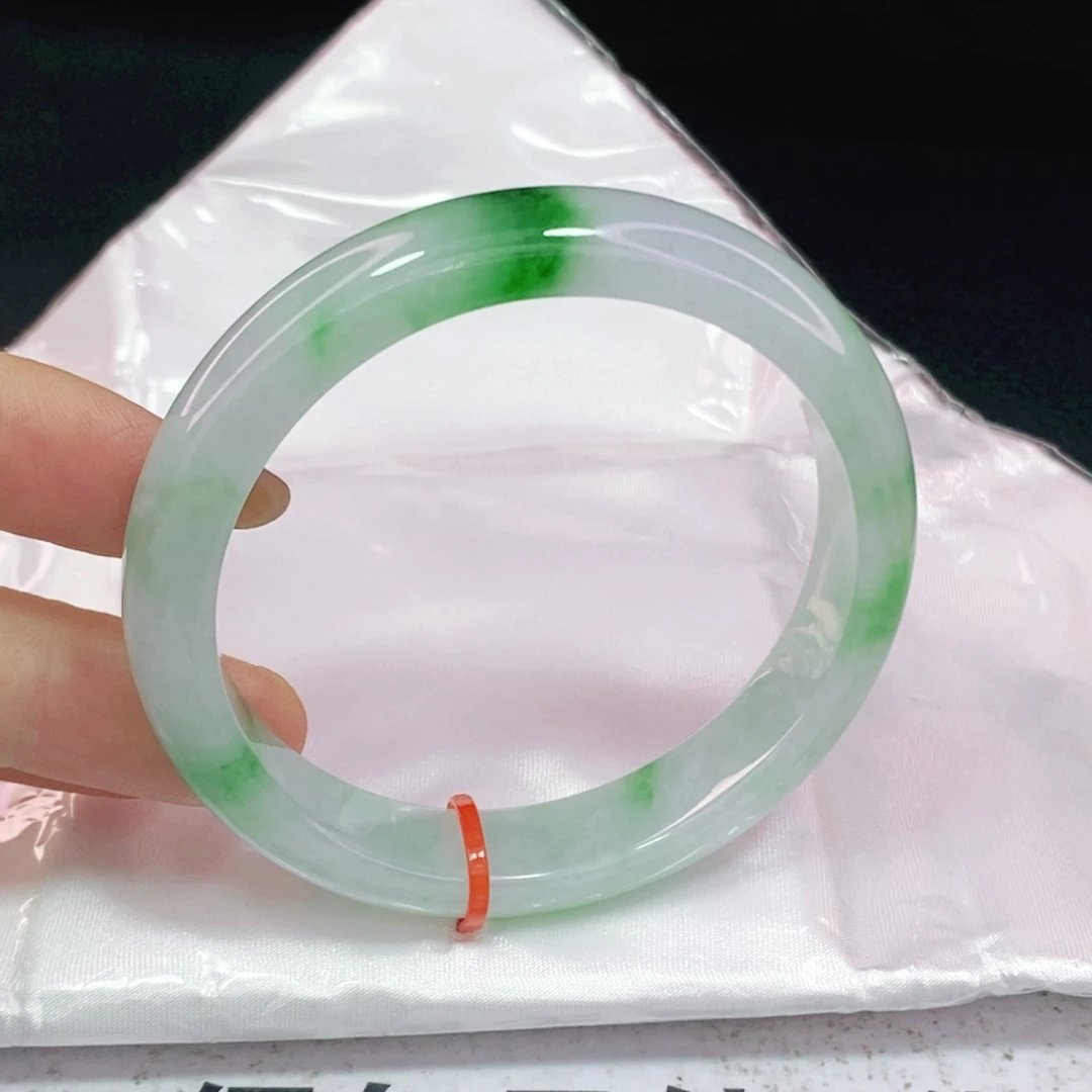 未镶嵌手镯翡翠55.3正圈