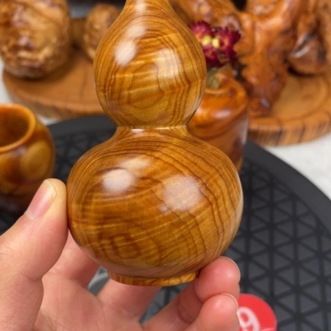 【闪购商品】柏木（崖柏）正宗太行陈化黑油闪电葫芦花瓶