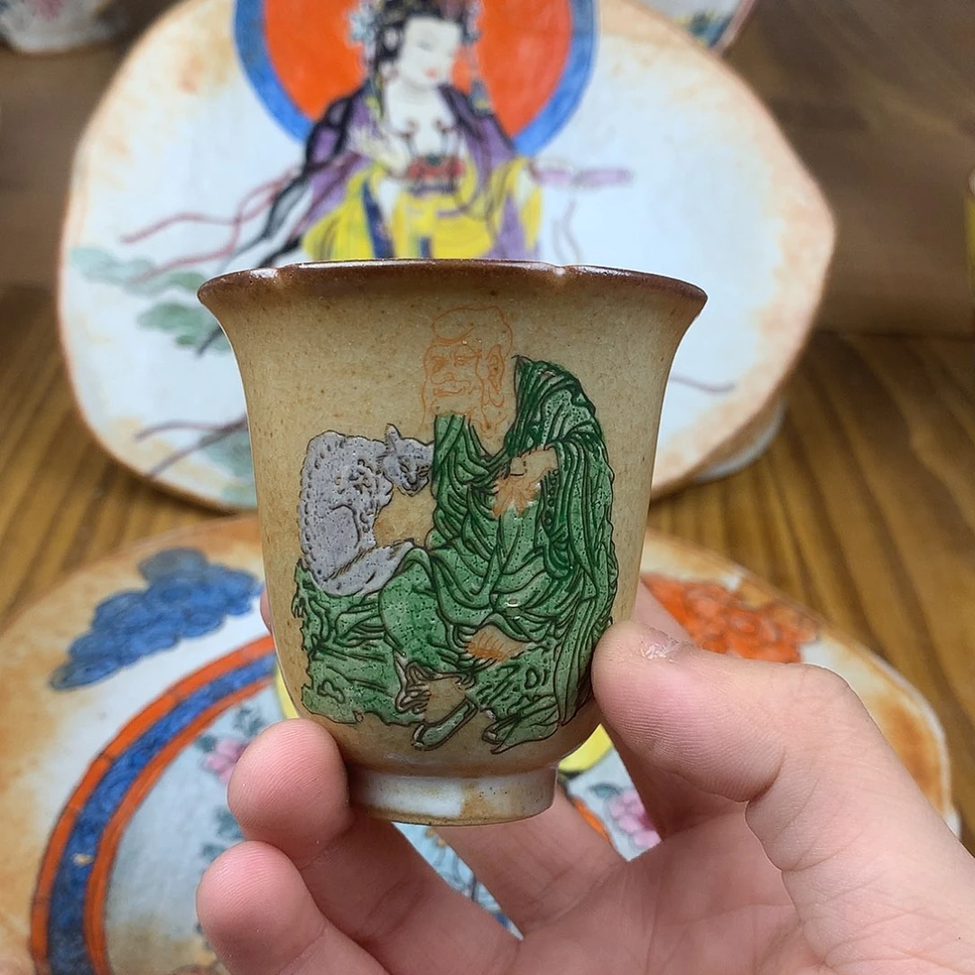 猫***杯景德镇陶瓷手作