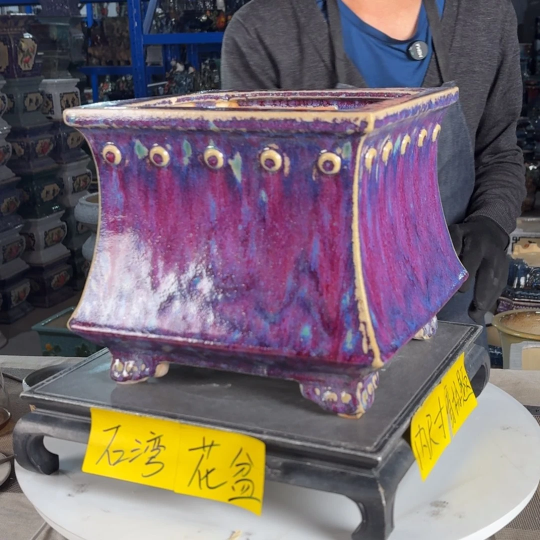 一风堂石湾花盆 内19*19