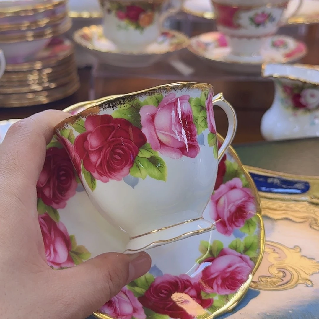 摆件欧洲瓷器艺术咖啡杯系列