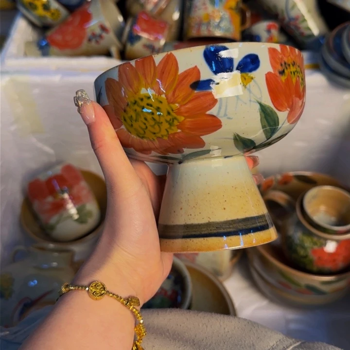 瓷片景德镇陶瓷手工手绘