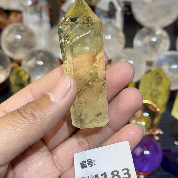 水晶摆件未镶嵌六棱柱