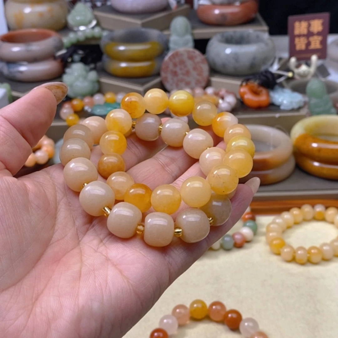 【闪购商品】未镶嵌手镯石英岩玉玻***璨
