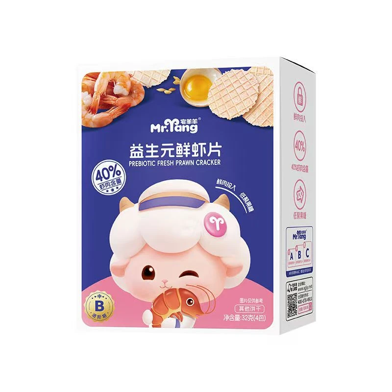 宅羊羊益生元鲜虾片32克