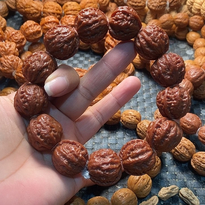 文玩核桃手串粗筋