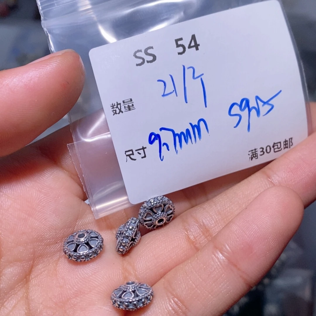 水晶颈饰银S925镶嵌SS54