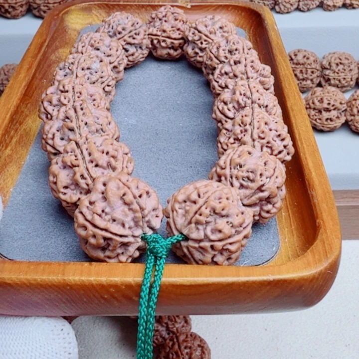 金刚菩提吊坠原生态梁五星蜂窝双龙粗筋楼空订制21姜黄皮