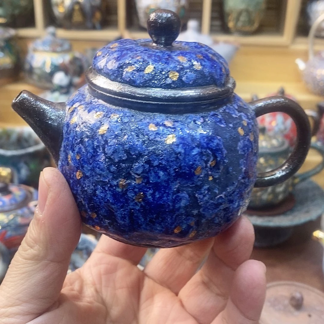 粗陶志野柴烧茶器