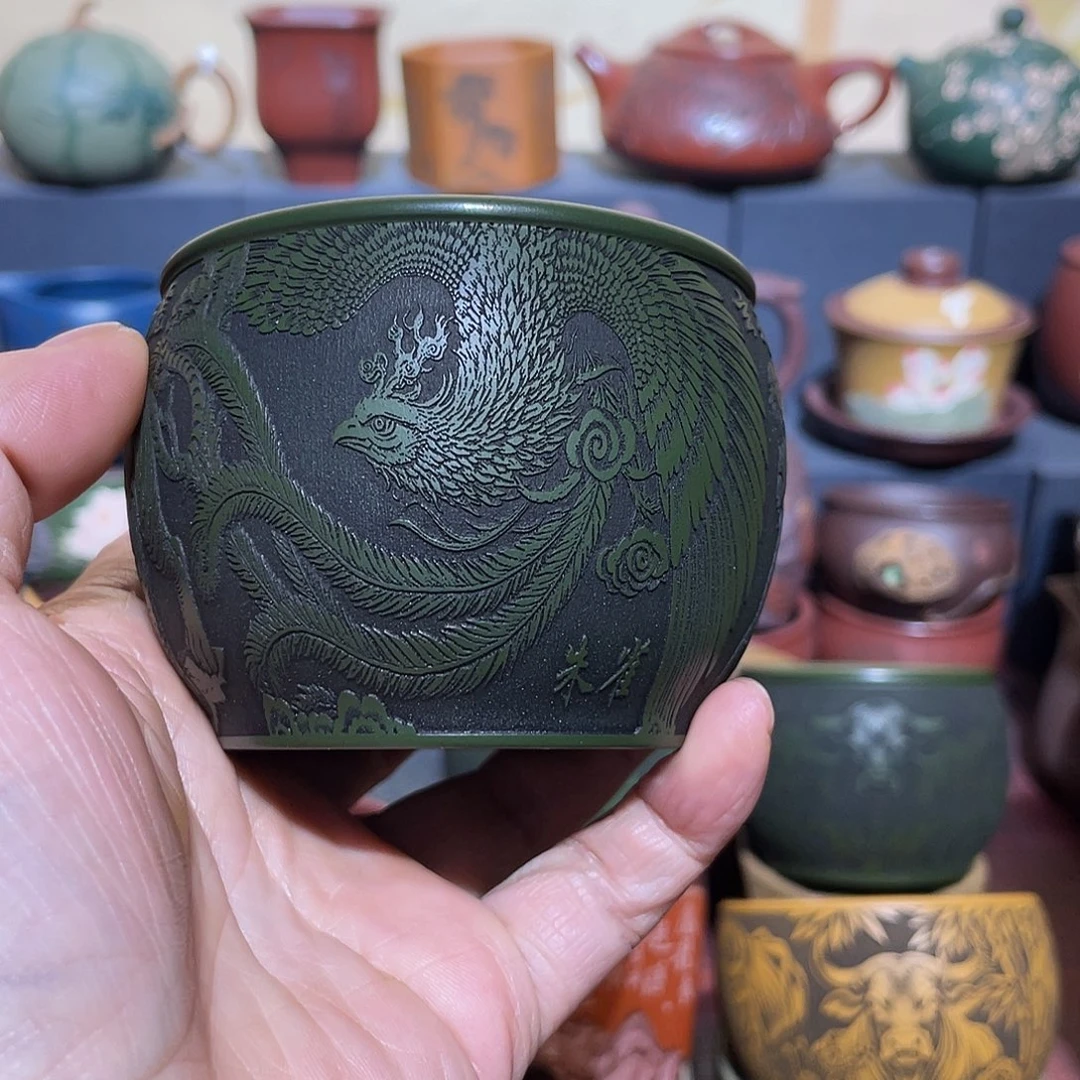 原矿紫砂手工主人杯