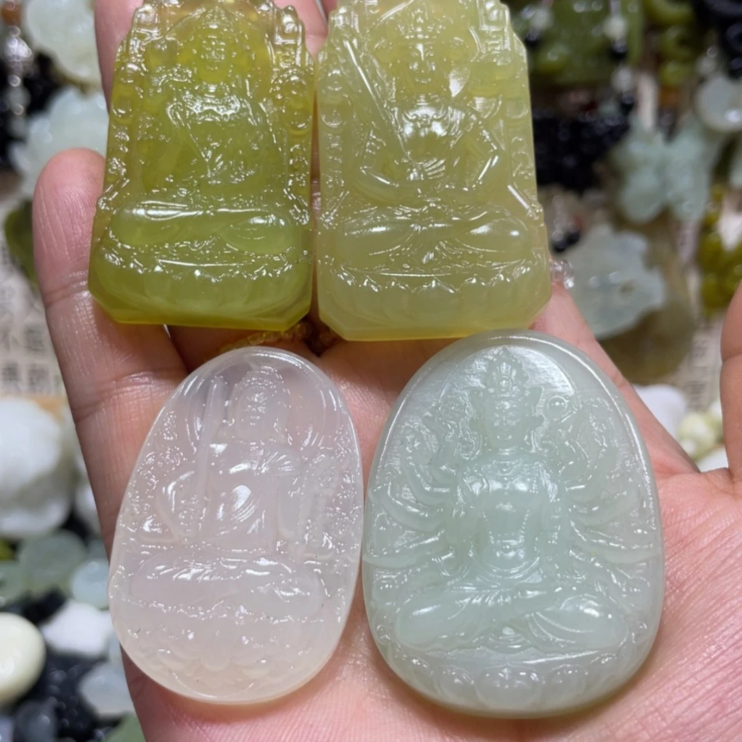 【闪购商品】岫玉颈饰未镶嵌孟****店58吊坠