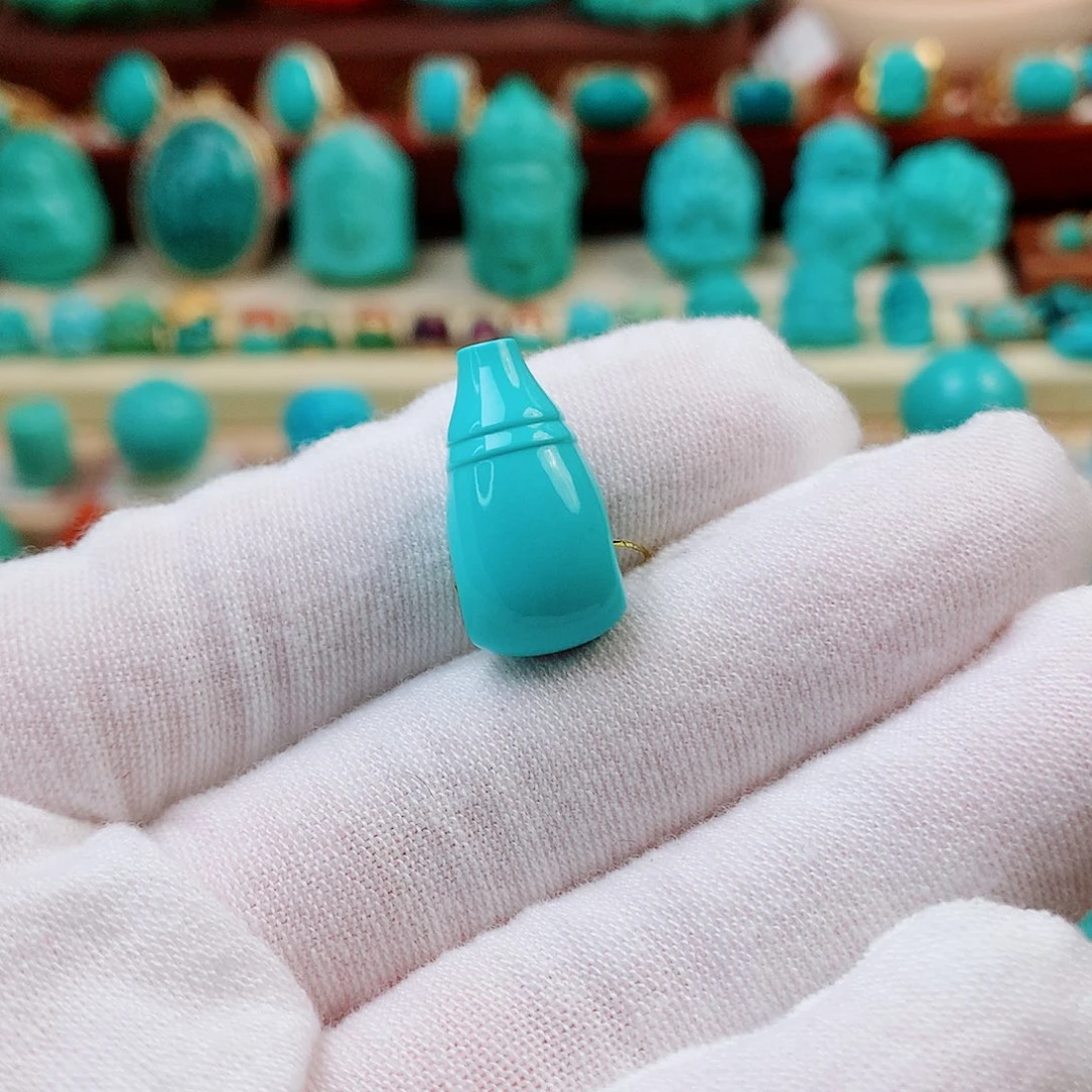 未镶嵌绿松石珠宝半成品