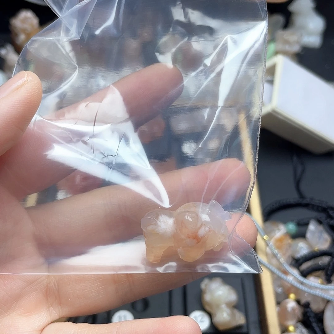 石英质玉未镶嵌吊坠(赠链)紫*