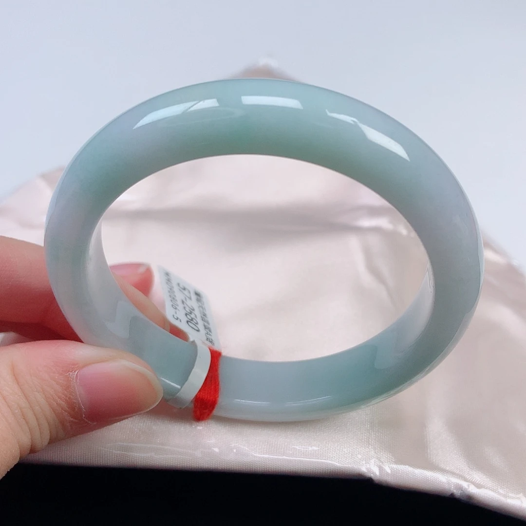 未镶嵌手镯翡翠57正圈