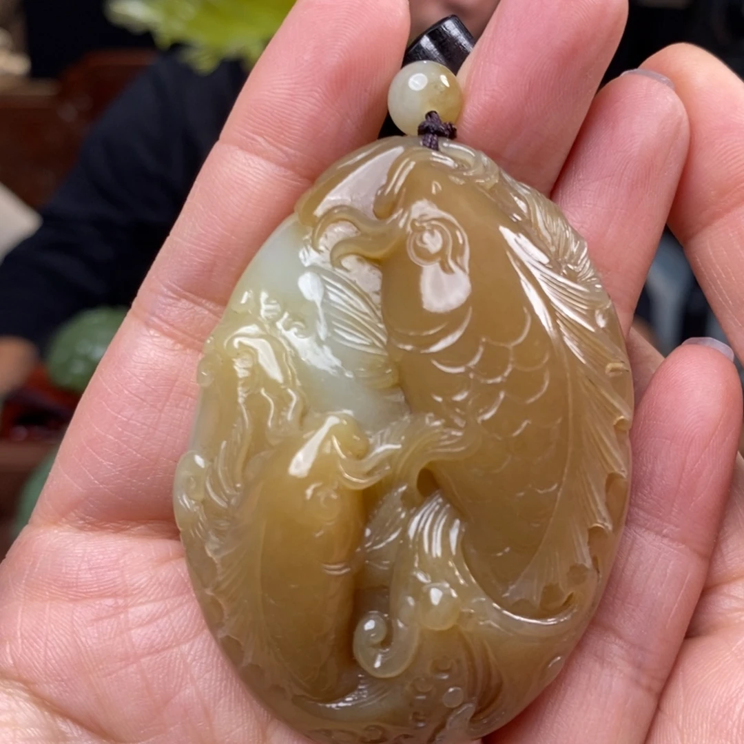 幻***尘和田玉未镶嵌把件