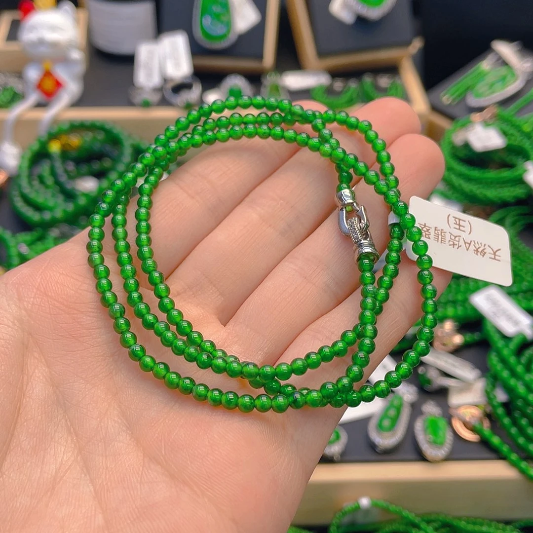 翡翠颈饰未镶嵌项链卡3