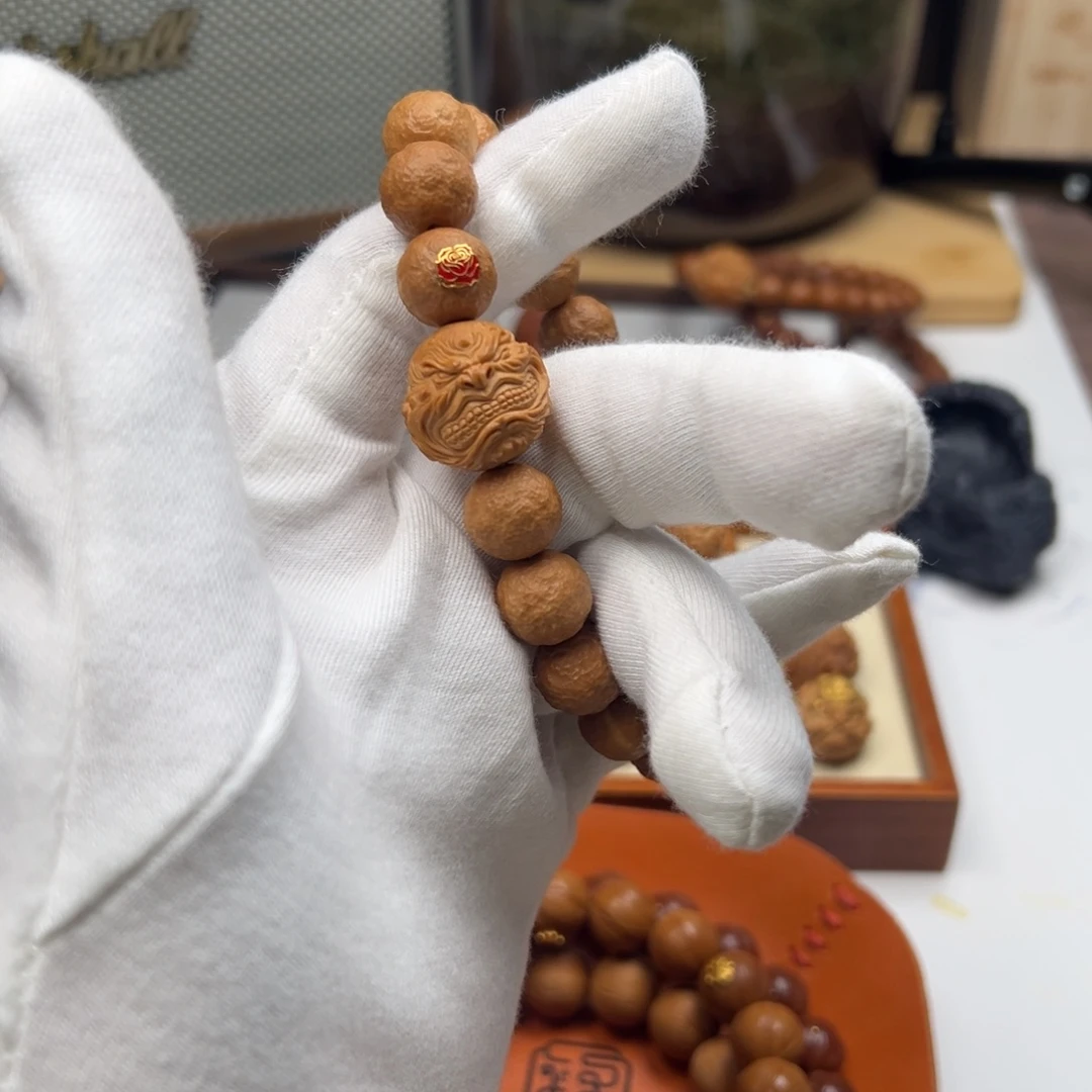 别***动猴头核桃吊坠文斌本工恶僧雕刻