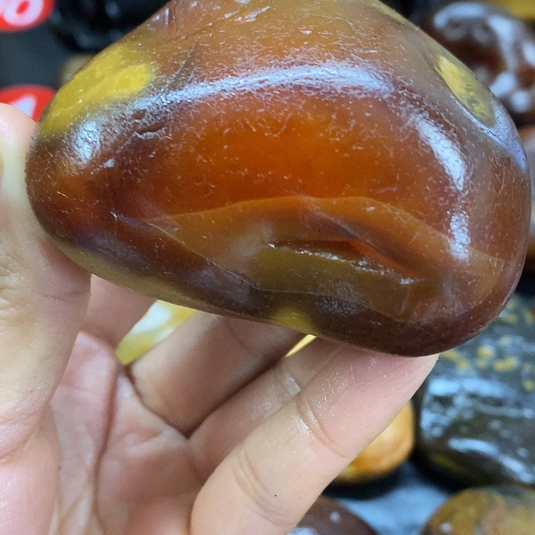 玛瑙/玉髓未镶嵌手把件
