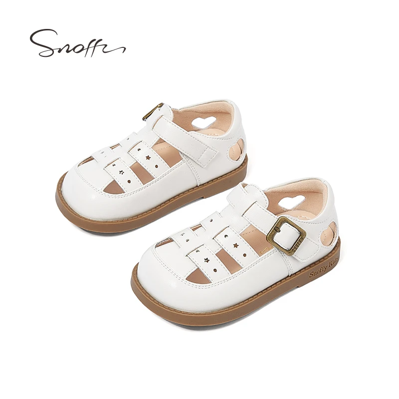 【断码捡漏】斯纳菲女童凉鞋儿童小女孩透气防滑宝宝包头鞋