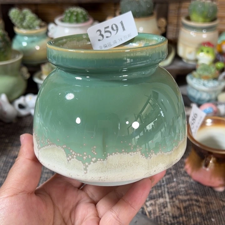 口7高9 手工花盆满30包邮