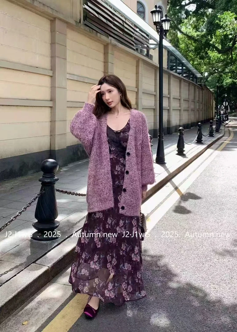 镂空复古套装开衫时尚套装吊带宽松休闲风女装时尚