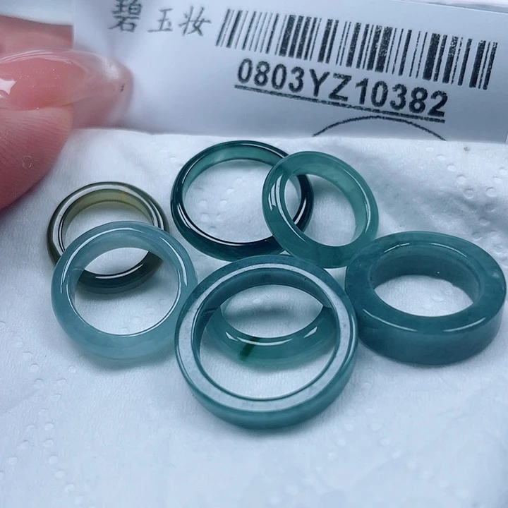 翡翠足铂镶嵌吊坠(不含链)