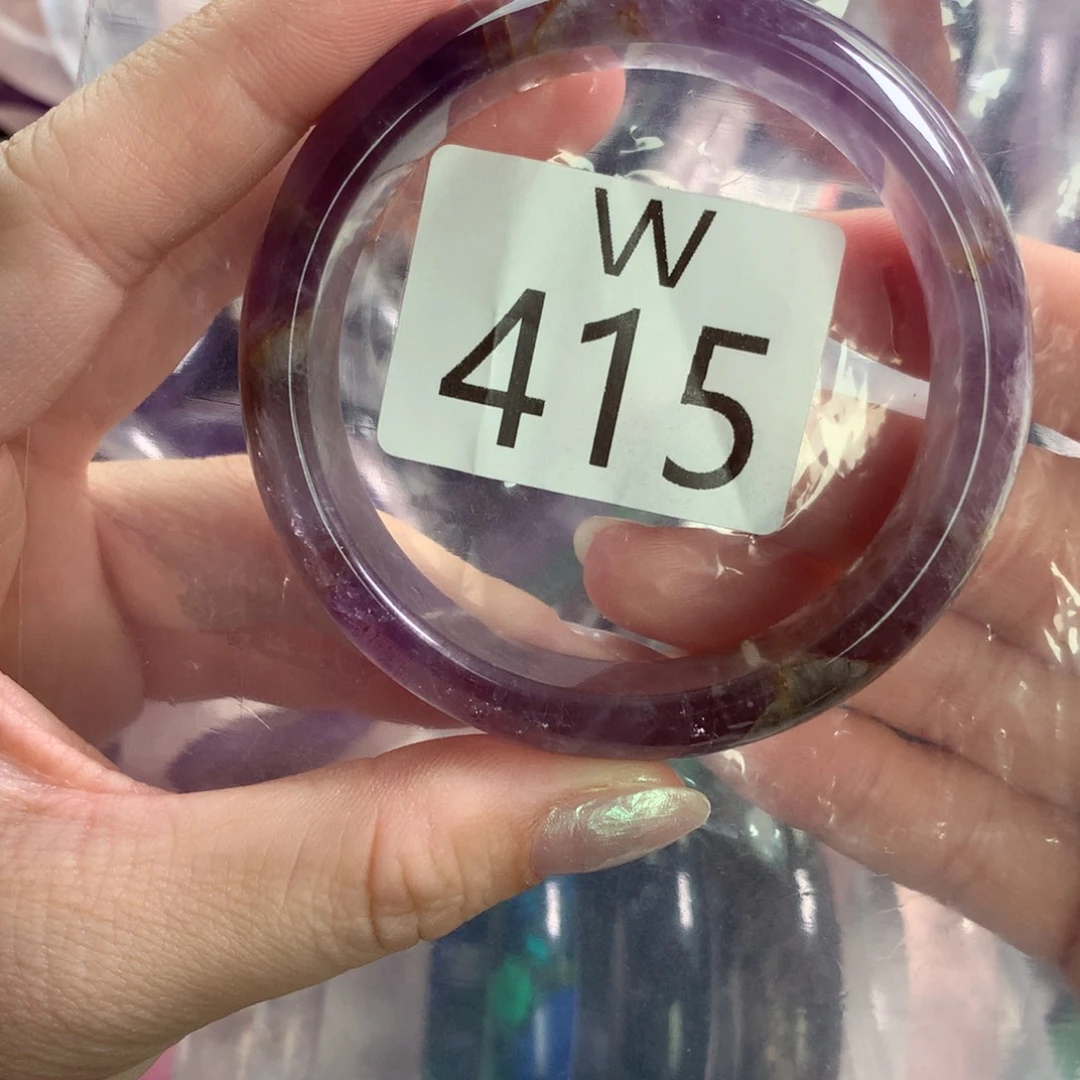 水晶珠宝半成品未镶嵌水晶手镯415-54