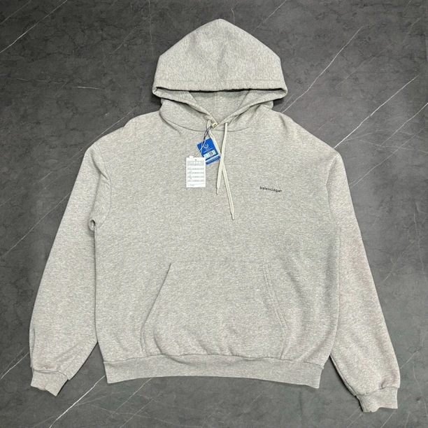 99新 Balenciaga/巴黎世家 xl码  小字母LOGO帽衫