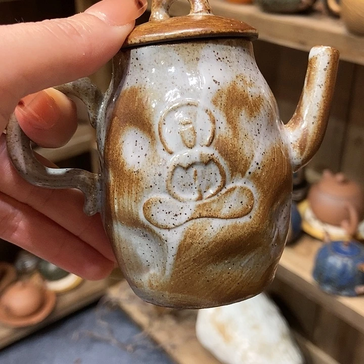柴烧老岩泥高端茶器