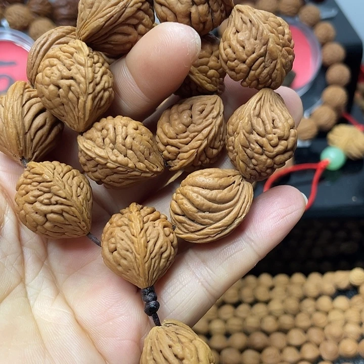 芦***替把件桃核桃枭手持20尺寸15颗