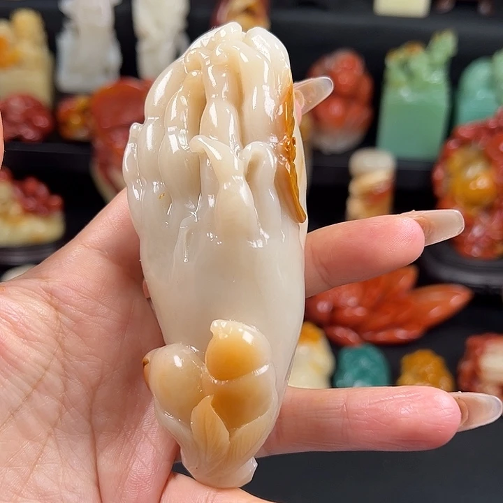 寿山石老性芙蓉石