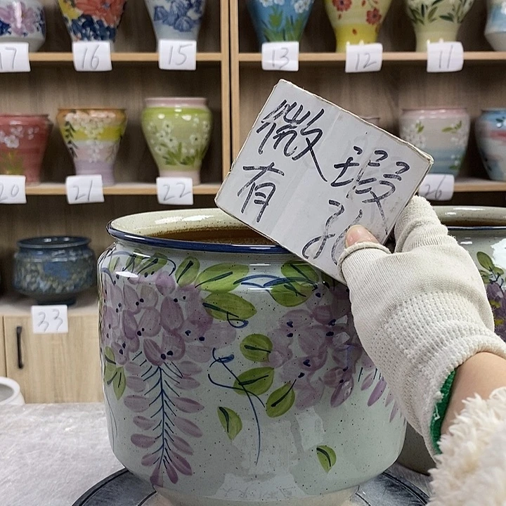 缸12xc景德镇陶瓷花盆