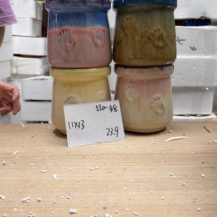 紫砂花盆多肉花盆微瑕48