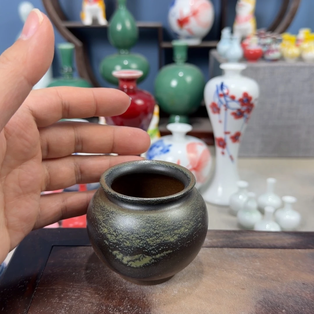 陶瓷手工小花器摆件