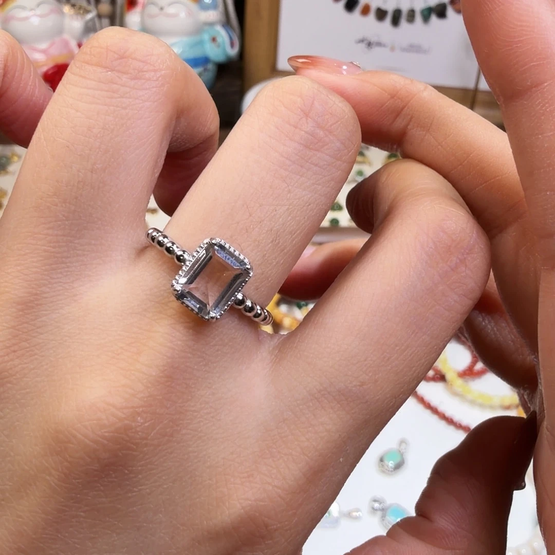 摆件水晶银S925镶嵌