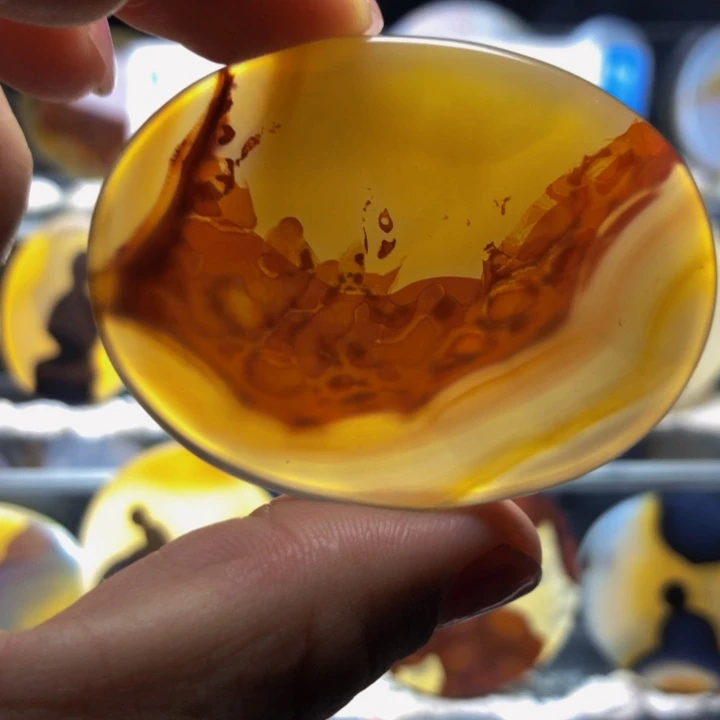 合金玛瑙/玉髓珠宝奇石34