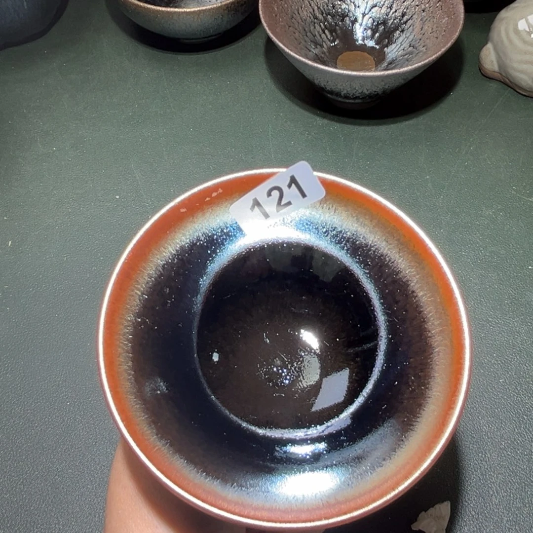 茶盏全手工原矿原釉建盏
