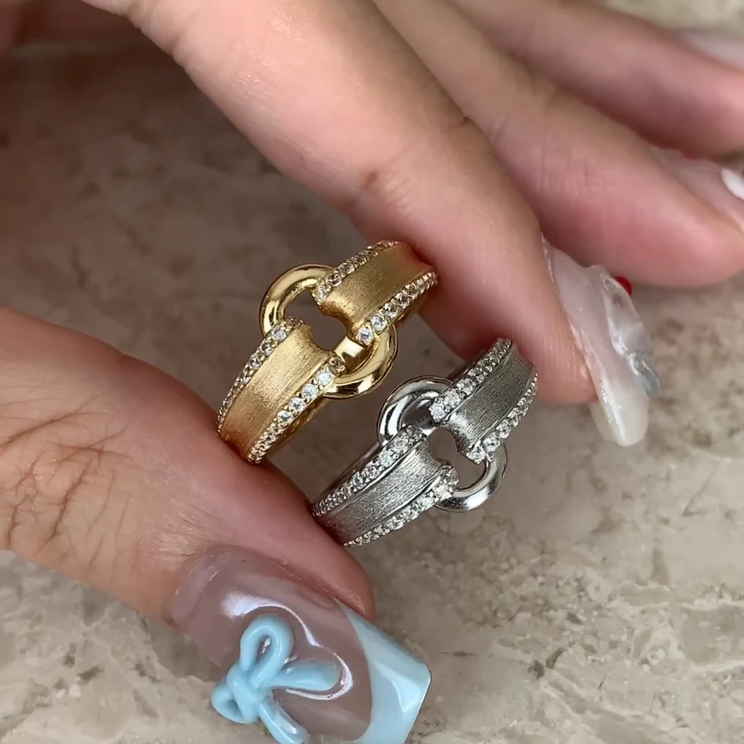 铜合金戒指 十里间【叠戴很有趣】编织百搭戒指