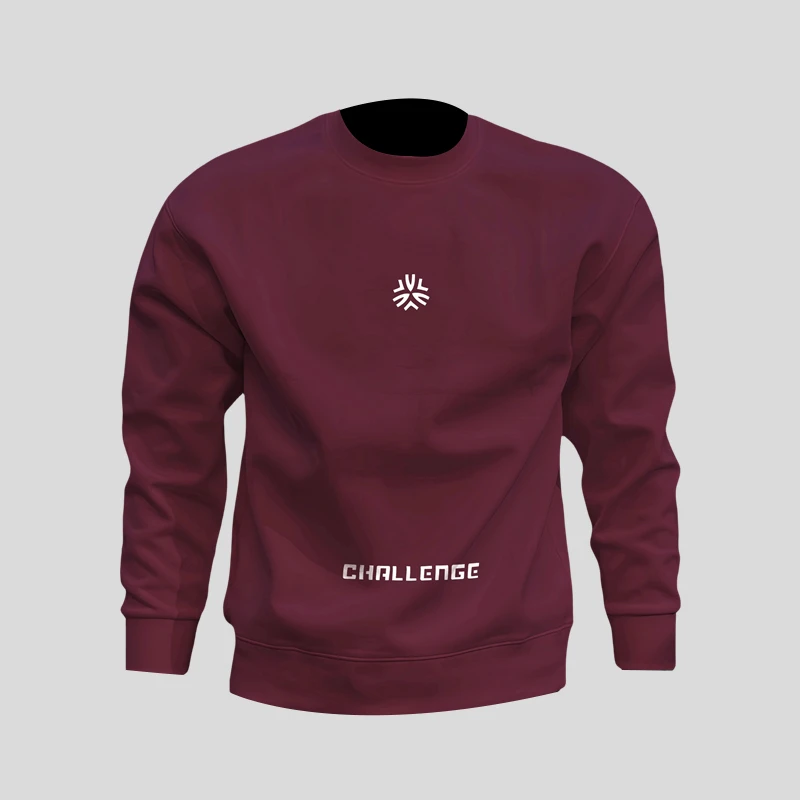 ohmmayby美式轻奢时尚男款圆领卫衣秋冬新款复古印花宽松潮流长袖