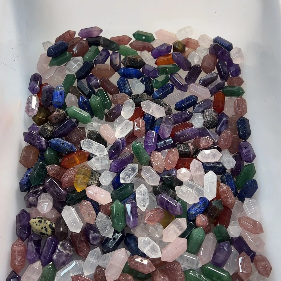 玛瑙/玉髓合金珠宝半成品吊坠任选四颗