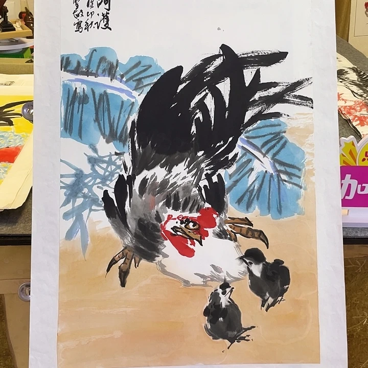 国画张圣敏先生纯手绘作品