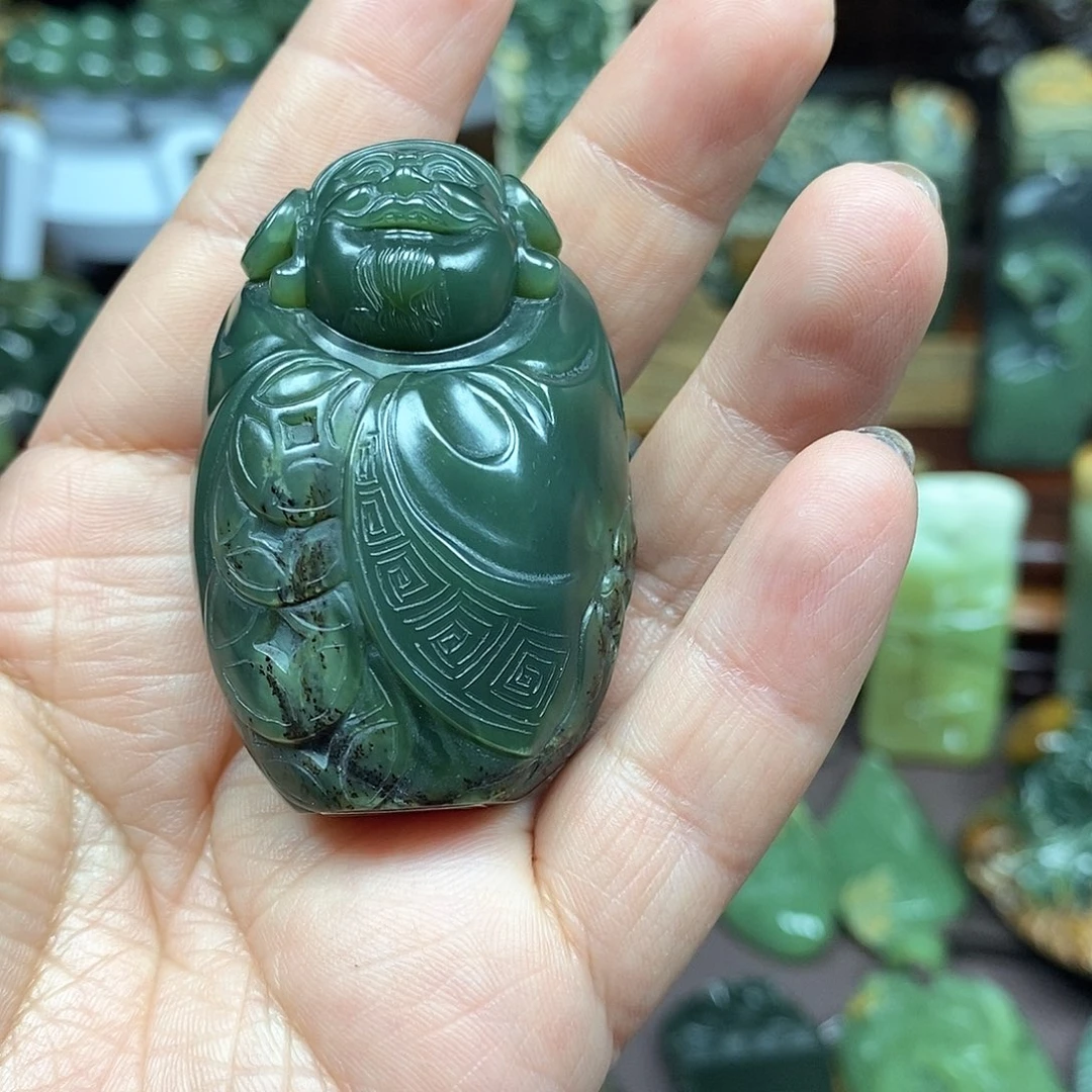 岫岩老玉（透闪石质玉）未镶嵌颈饰