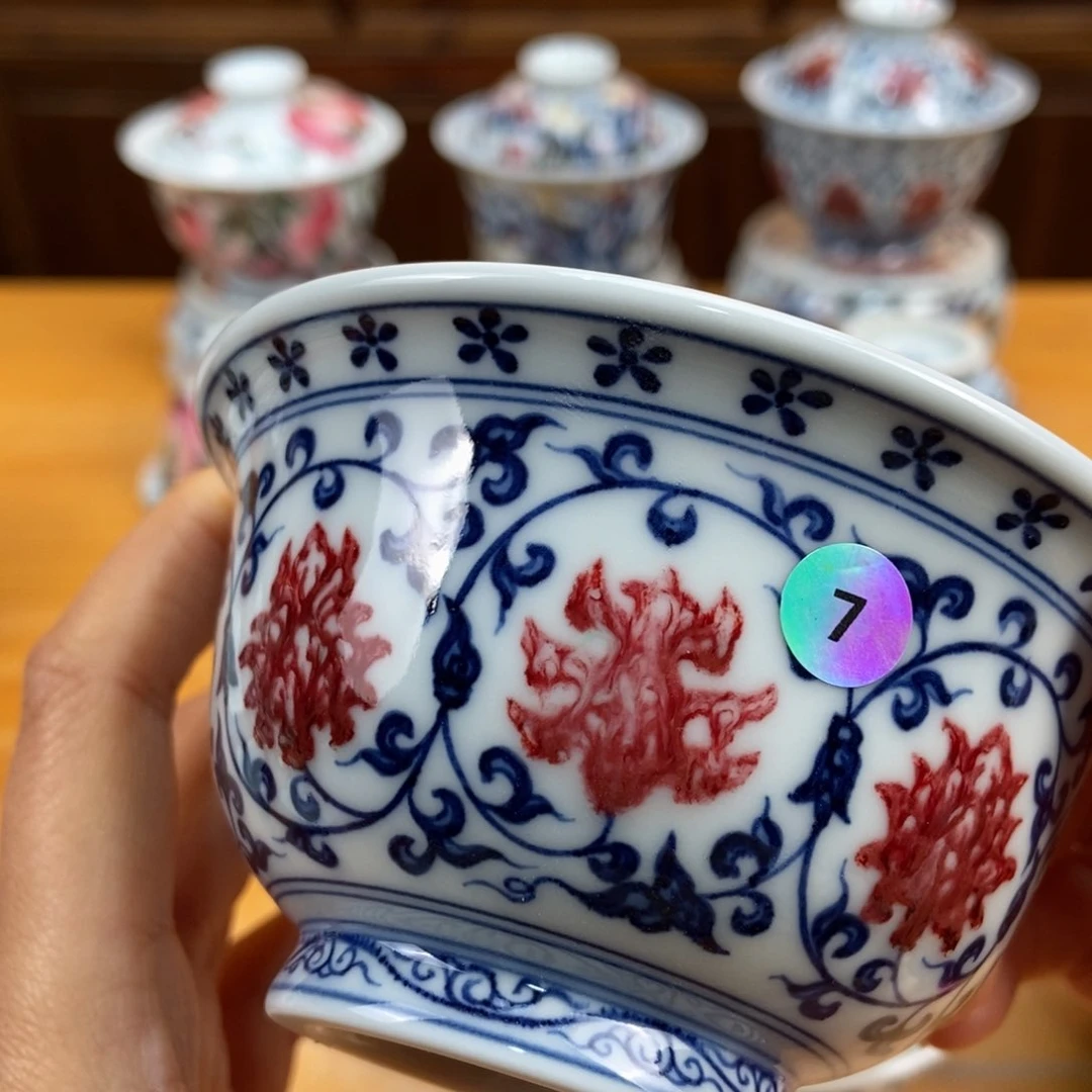 手绘现代茶具非古董