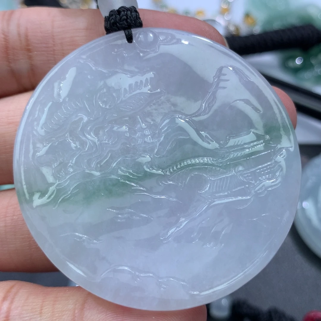 颈饰未镶嵌翡翠缅甸天然A货翡翠