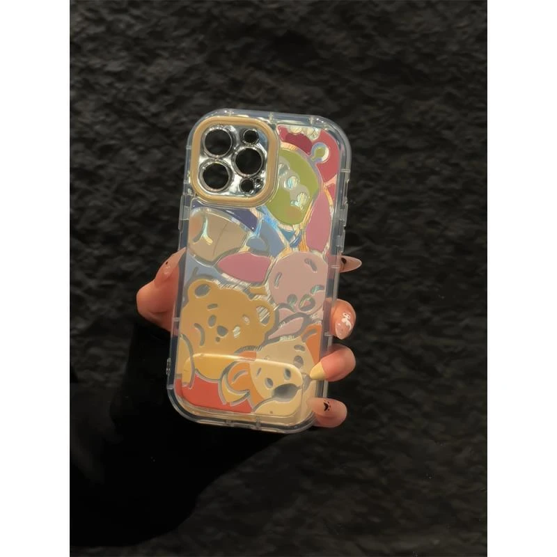 维尼跳跳虎适用苹果16pro泡芙手机壳iPhone15羽纱华为p小众小米15