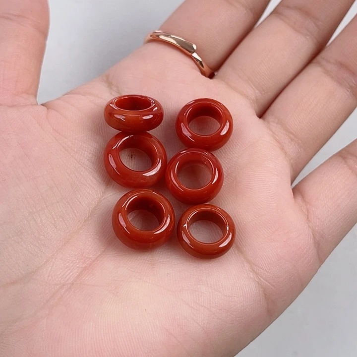 未镶嵌瓦西跑环8mm（多样式发其一）南红玛瑙