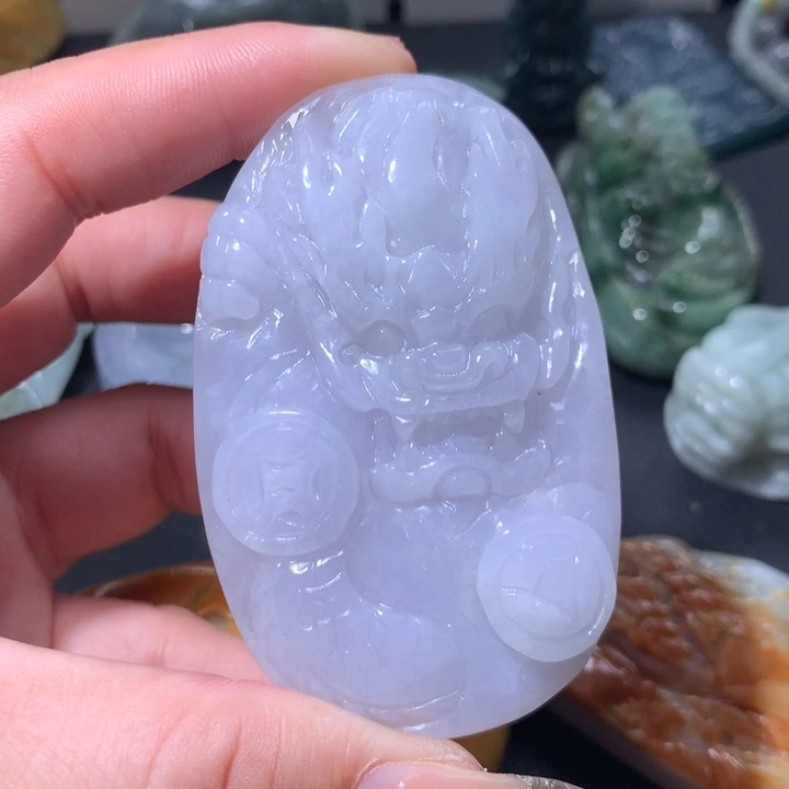 翡翠未镶嵌颈饰保真天然A货翡翠