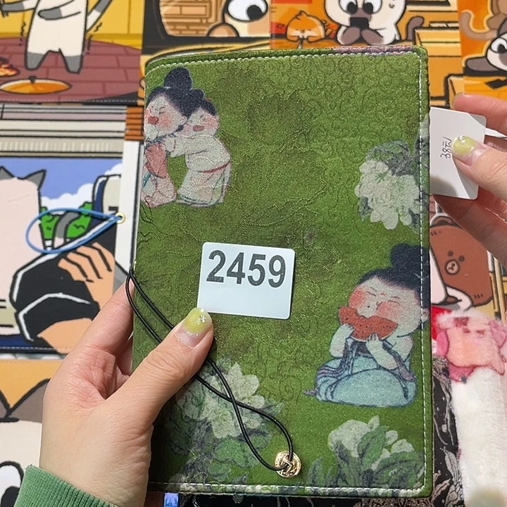 织绣A6活页不送纸2459