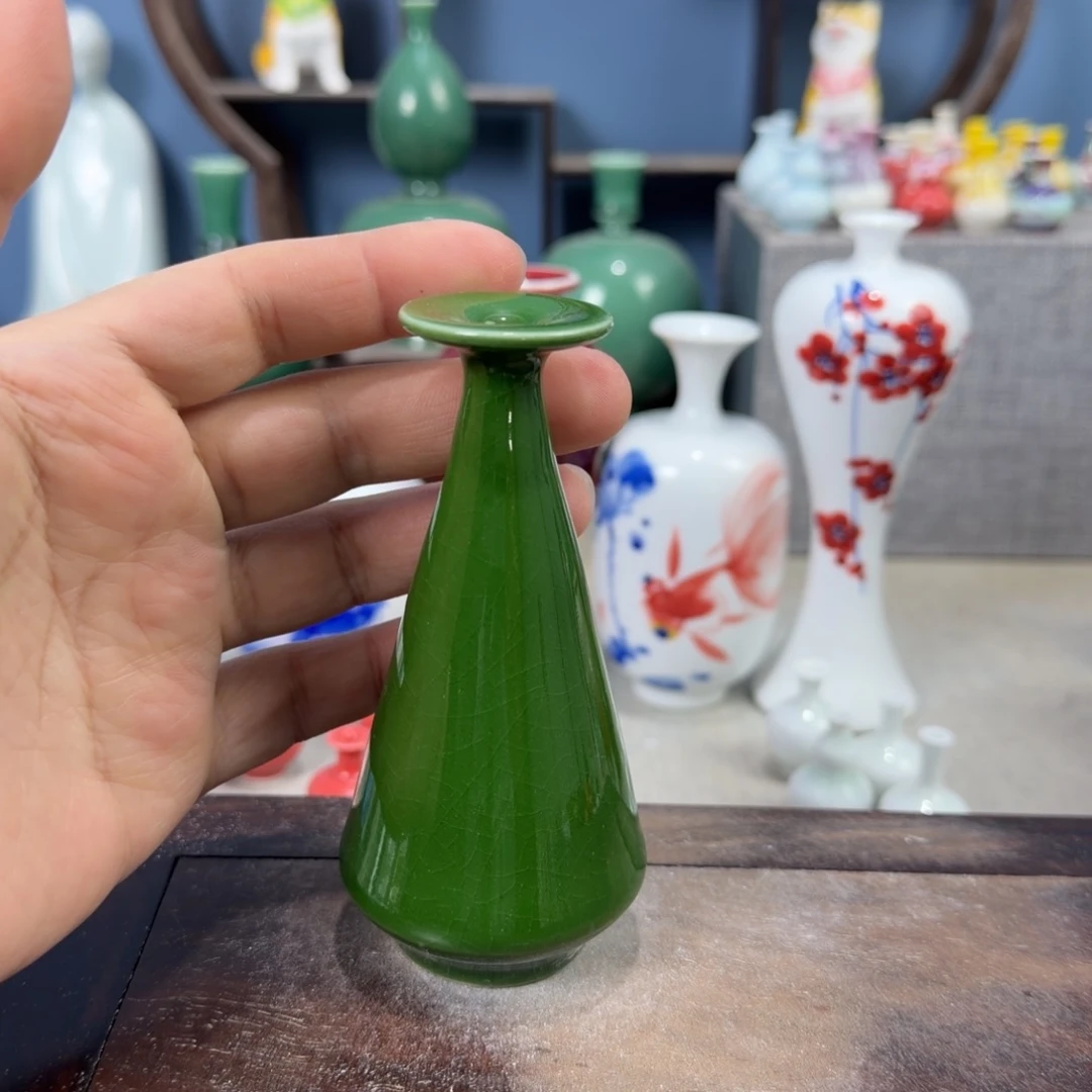 陶瓷手工小花器摆件