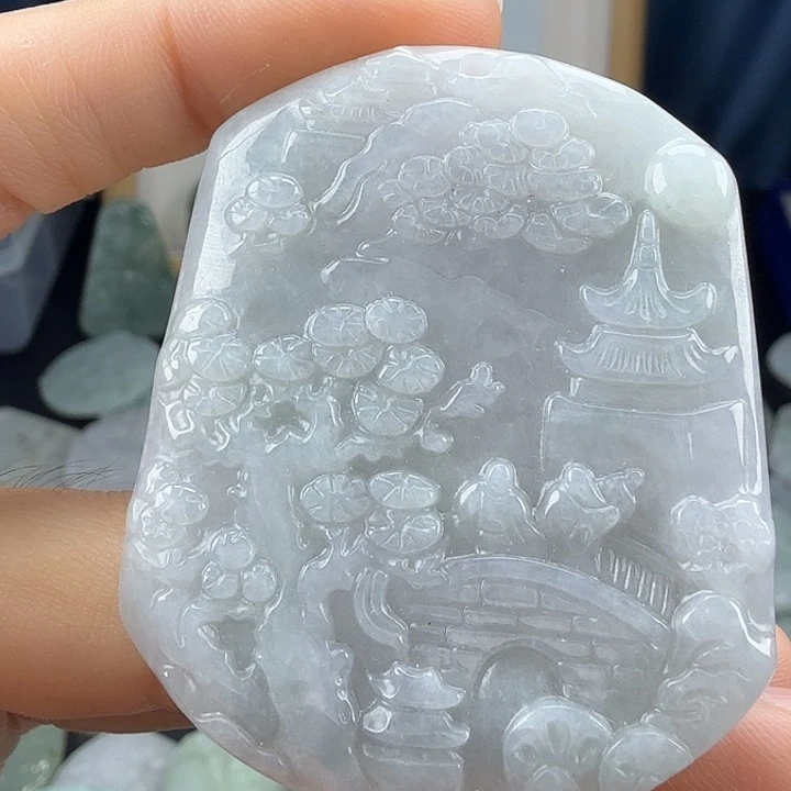 翡翠未镶嵌颈饰翡翠